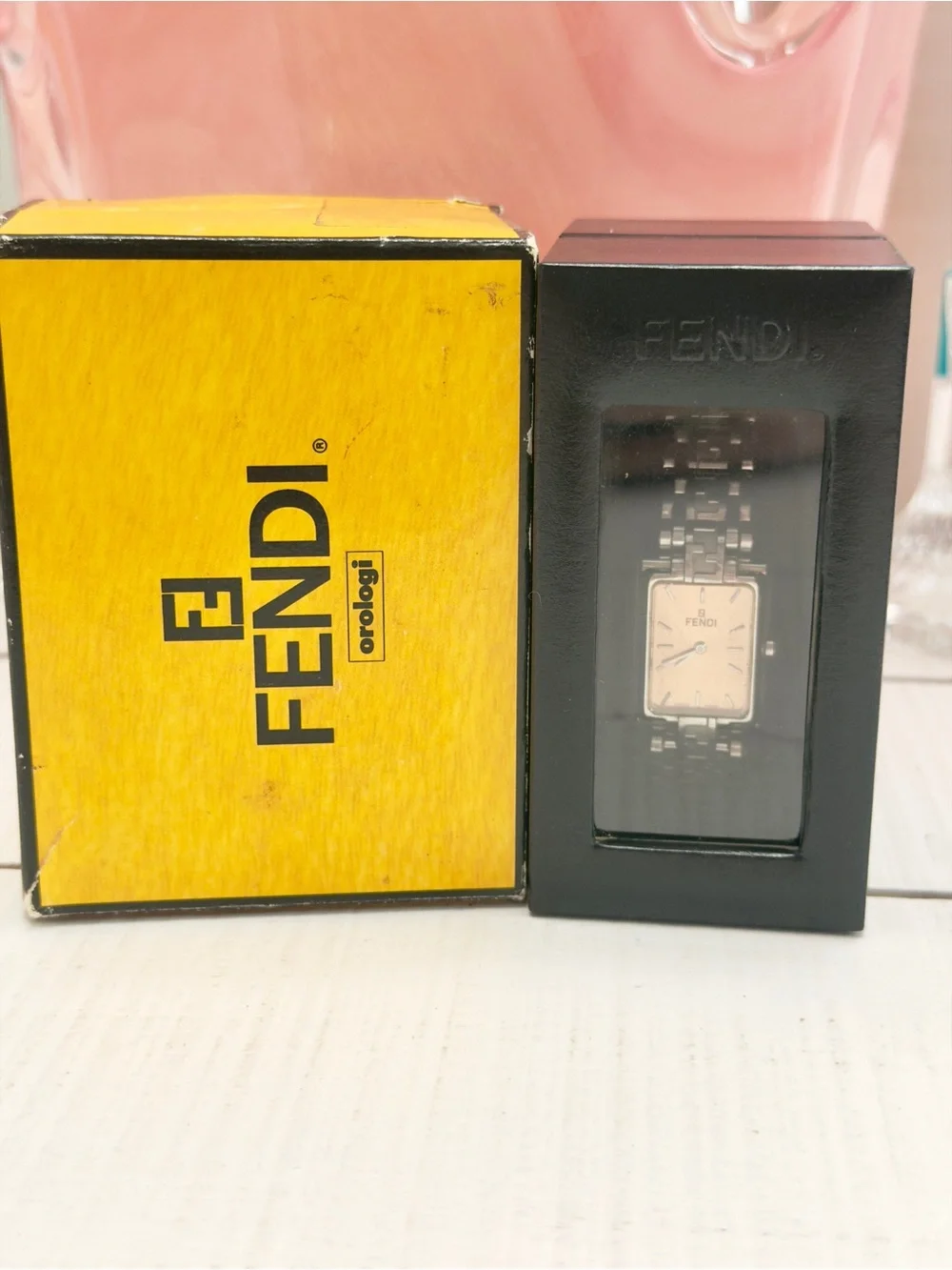 New Fendi Vintage  Silver / Rose Gold Watch